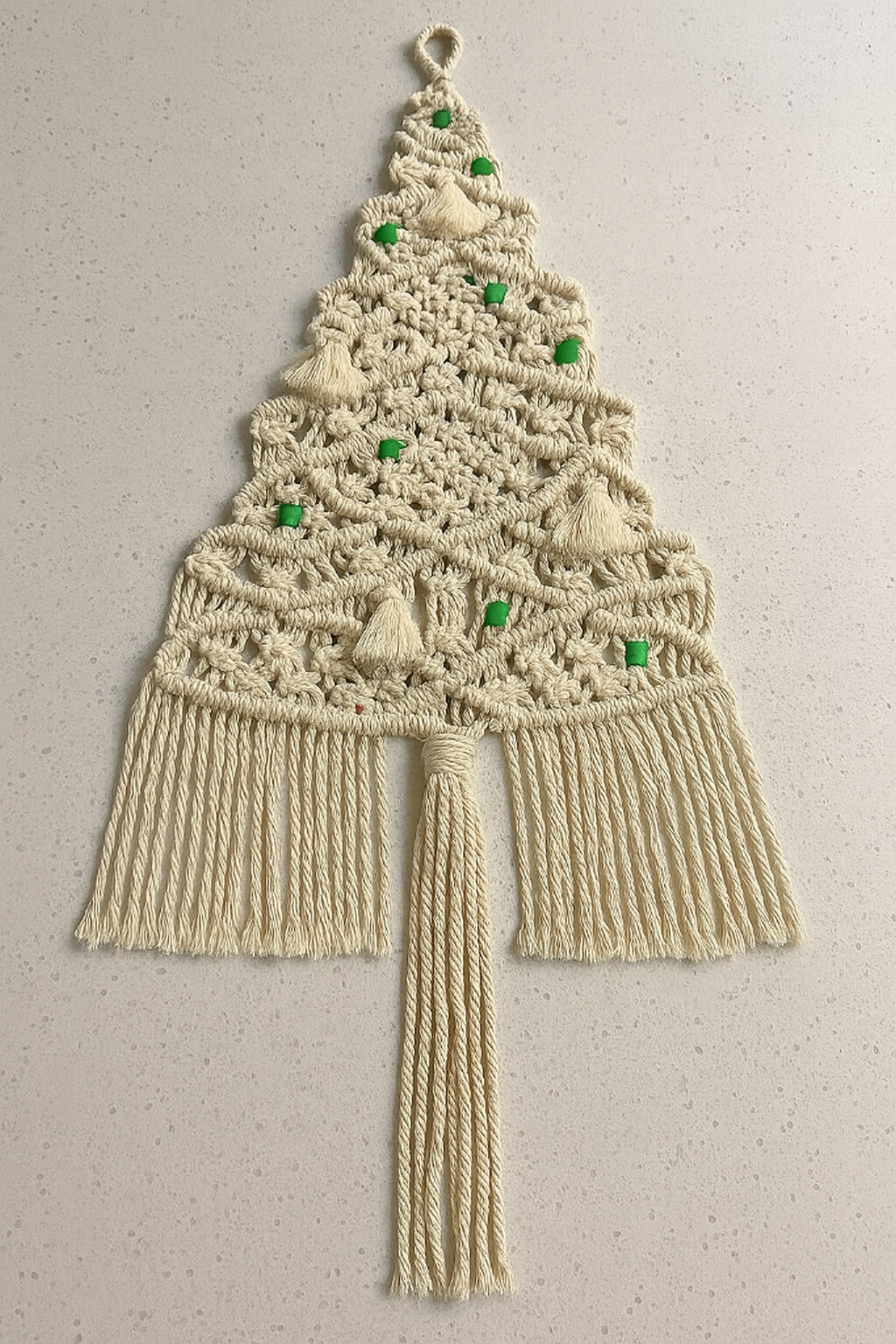 Christmas Tree Macrame Large