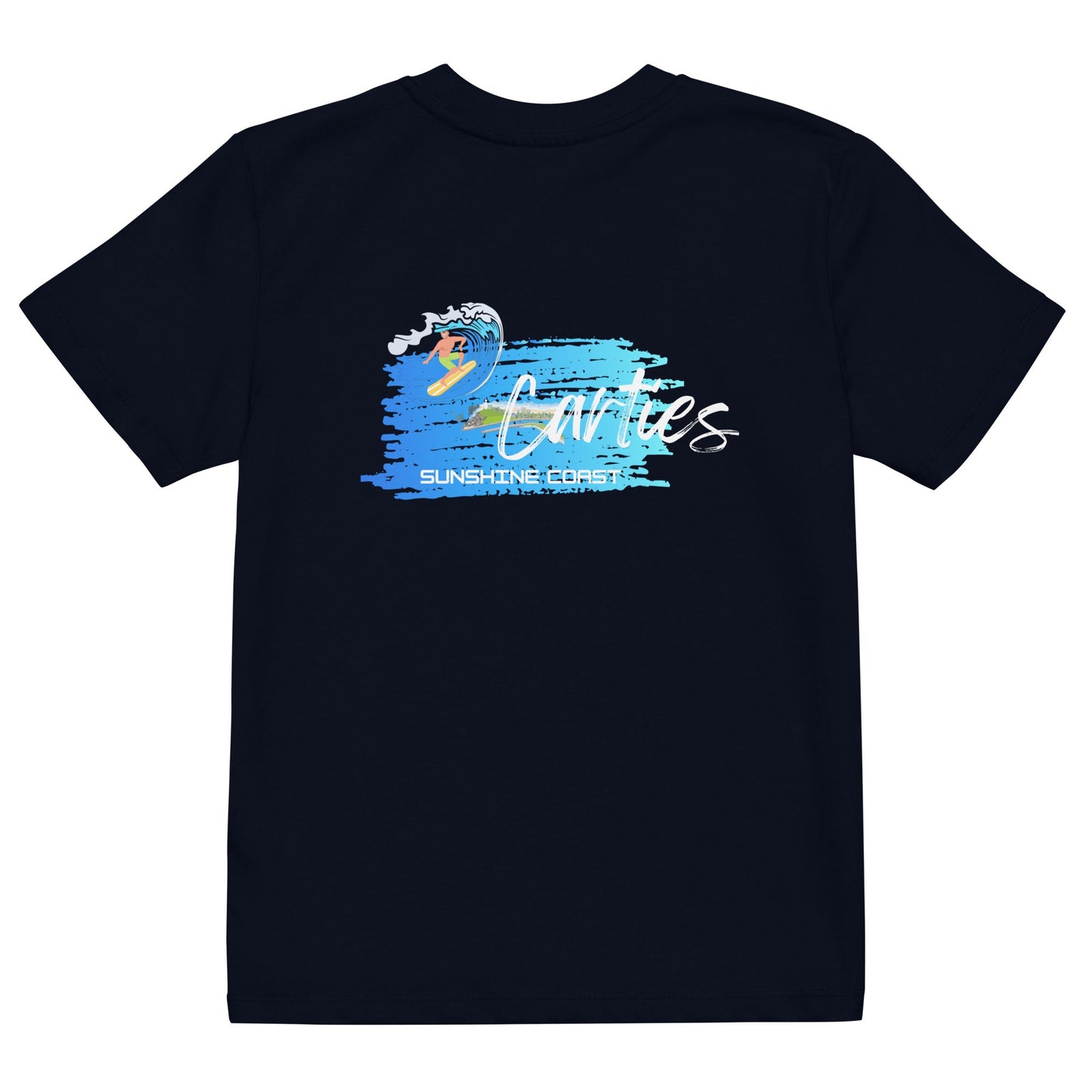 Sunshine Coast_Point Cartwright_Carties_organic-cotton-carties_T-Shirt_Navy