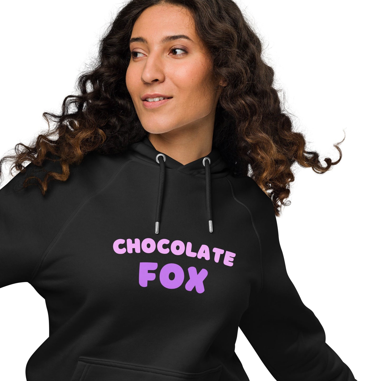 Organic Cotton and Recycled Polyester Chocolate Fox Hoodie