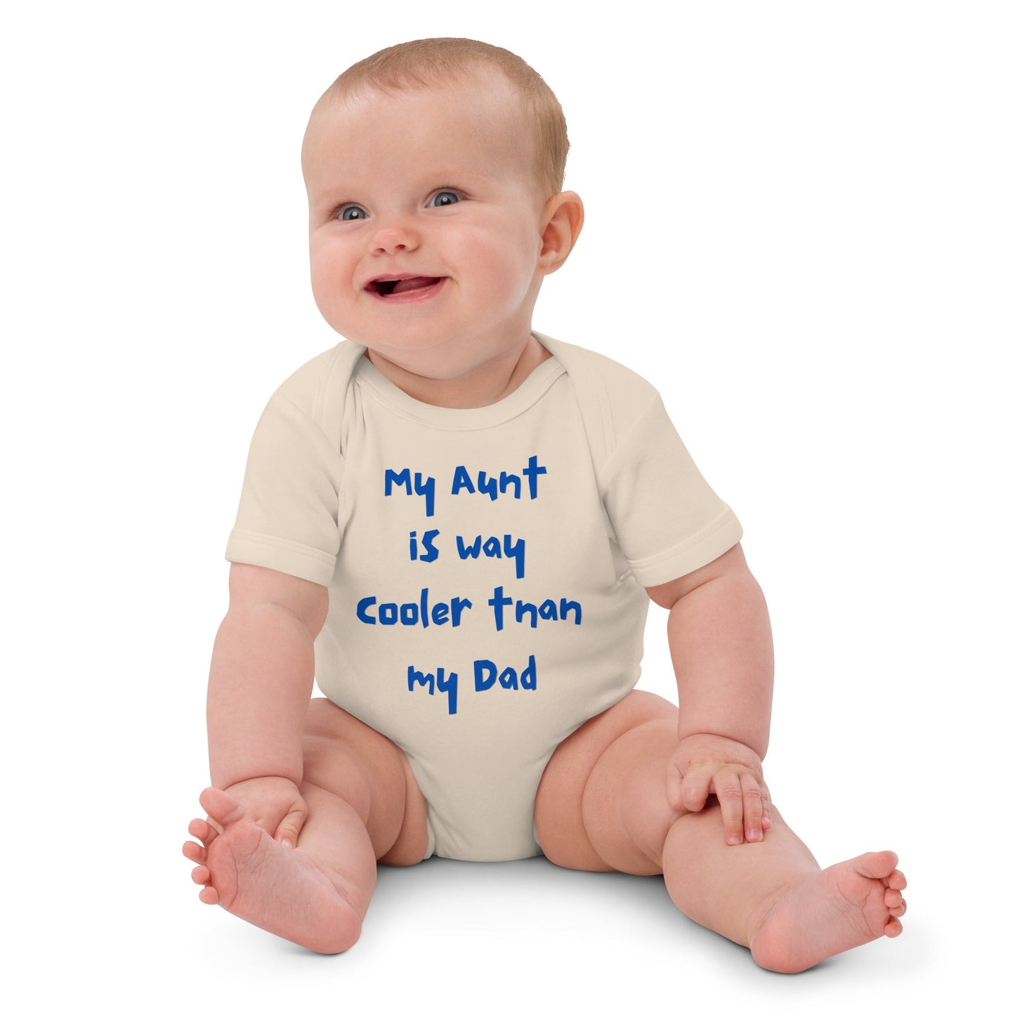 Organic cotton baby onesie - Organic Natural / 3-6m - Onesies