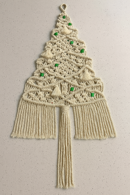 Christmas Tree Macrame Large
