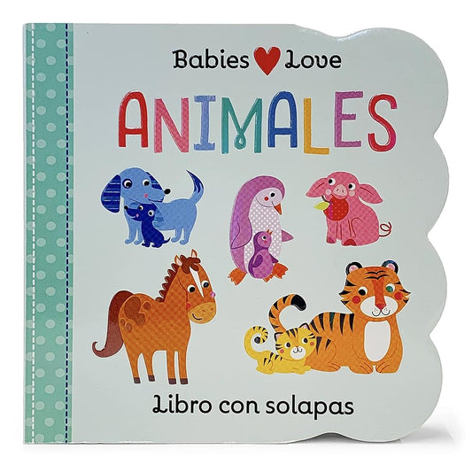 Animales, Libros Con Solapas (Animals Lift - a - Flap Board Book) en español (Spanish Edition) (Babies Love) - Whatsedz - Book