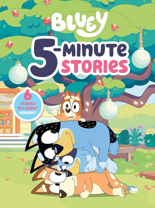 Bluey 5 - Minute Stories: 6 Stories in 1 Book? Hooray! - Whatsedz - Book