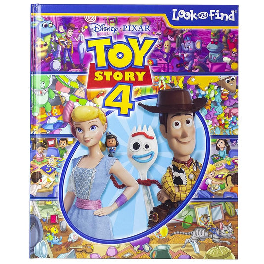 Disney Pixar Toy Story 4 Woody, Buzz Lightyear, Bo Peep, and More! - Look and Find Activity Book - PI Kids - Whatsedz - Book