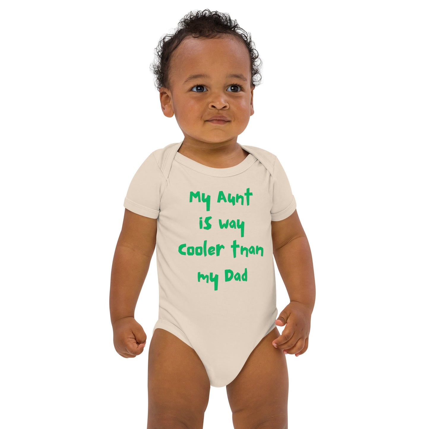 Organic cotton baby onesie - Organic Natural / 3-6m - Onesies